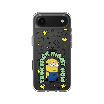 iPhone Air Clear Case（相機按鈕） 透明 - Minions - Minions - Your Face Right Now
