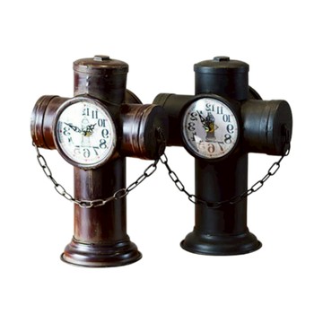 復古消防栓造型時鐘 仿舊 立鐘 Z167