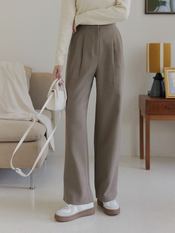 推薦款 挺料遮肉落地西褲