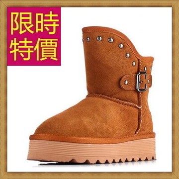 雪靴中筒女靴子-流行柔軟保暖皮革女鞋子2色62p89【獨家進口】【米蘭精品】