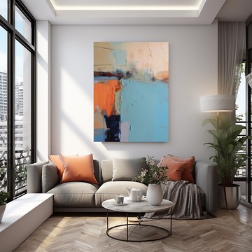 10070抽象畫-無框畫 | 裝飾畫 | 油畫 | 掛畫 | 室內設計| 壁飾