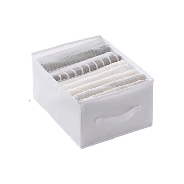 PVC防水折疊分隔整理盒-9格大號(白) [大買家]