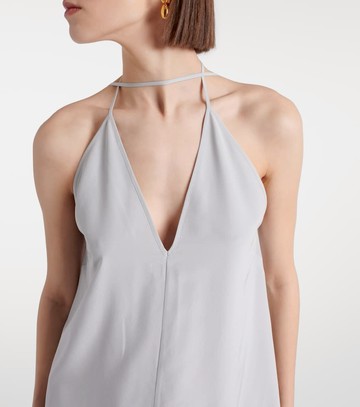 Toteme Halterneck silk crêpe de chine top