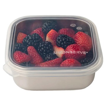 U Konserve 不鏽鋼便當盒 12.7x5.08x12.7cm 15oz(約450ml)  透明  1個