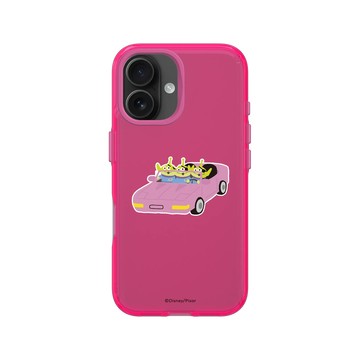 iPhone 16 Clear 粉漾桃 - 迪士尼-玩具總動員 Toy Story - 三眼怪兜風