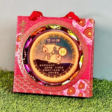 3日內出貨【老食說】12星座彩繪柃瓏餅｜摩羯座生日快樂