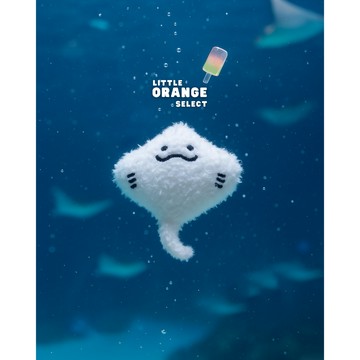 是海裡游來游去的魟魚吊飾 畢業禮物 交換禮物 療癒 玩偶 可愛娃娃 包包吊飾 生日禮物
