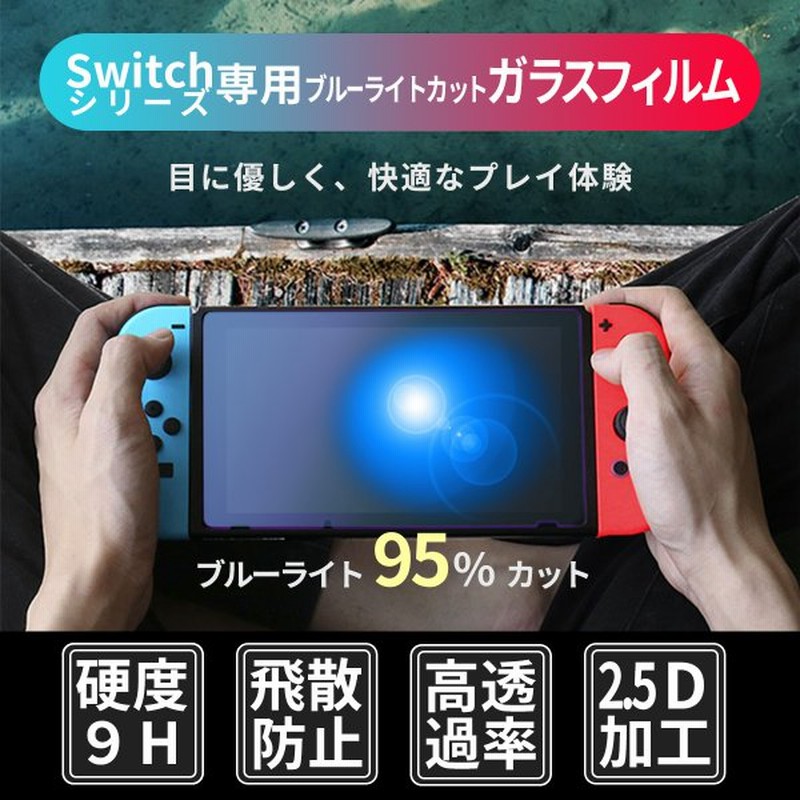 Switch ガラス フィルム ブルーライト カット スイッチ 保護フィルム