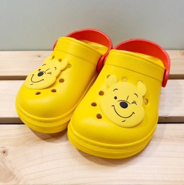 【震撼精品百貨】Winnie the Pooh 小熊維尼~台灣製正版兒童維尼布希鞋-黃色(13~18號)#20180