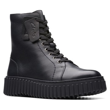 CLARKS TORHILL RISE BOOTIES 黑色女款鞋子