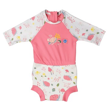 Splash About 抗UV連身版游泳尿布褲 森林漫遊 (3/4袖)  XL  1件