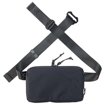 DR.WILDS 荒野醫生 輕量防水貼身腰包  黑色  腰包 23 x 13 x 2cm 腰帶 150 x 4cm