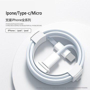 iPhone充電線 蘋果 iPhone15 iPad 快充線 PD Type C 20W 快充數據線 手機下載傳輸線
