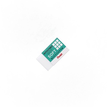 【Pentel 飛龍】超黏屑型塑膠擦 中 45x25x13mm /個 ZES-08