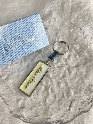 【日本直送 名牌中古包】Christian Dior 迪奧 鑰匙圈 米色 MISS Dior vintage c3xifw