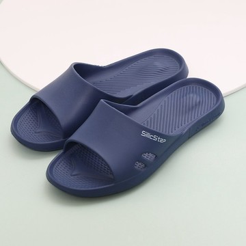 【維諾妮卡】SilicStep 矽晶減塑類氣墊家居拖鞋-深藍 德國iF設計