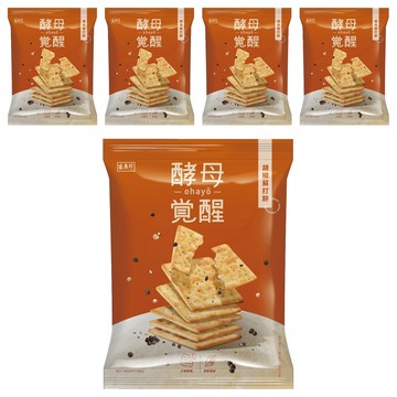 盛香珍 酵母覺醒 蘇打餅  280g  5袋