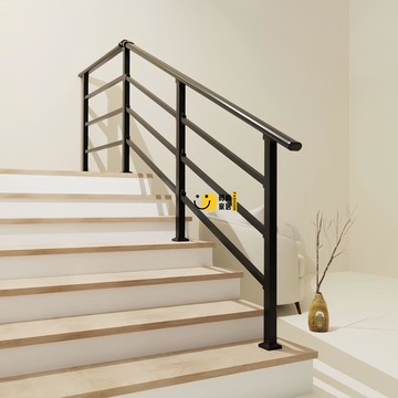 免運/附發票 入戶樓梯扶手護欄鍍鋅鋼鐵藝不銹鋼家用農村自建房室外老人可用工廠現貨出 新品折扣 售後保障 5s12