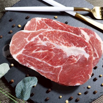 巴拉圭亞伯丁黑牛極鮮嫩肩牛排10片組(100公克/1片)【10片免運】