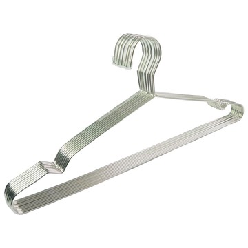 【蝦皮直營】不鏽鋼衣架(10入組) 加厚加粗衣架 防滑衣架 掛衣架 曬衣架 晾衣架 曬衣服 晾衣服 不銹鋼衣架