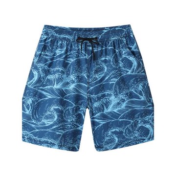 新款男士沙灘褲情侶短褲海邊旅游度假寬松跑步休閑速干游泳海灘褲