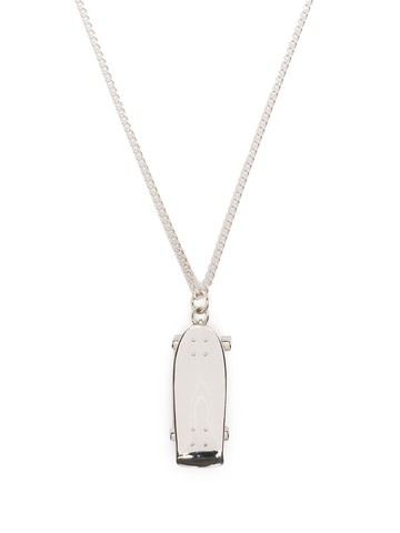 AMBUSH - skate pendant necklace - women - Silver - One Size