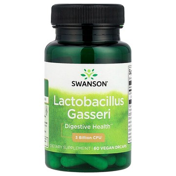Swanson Vitamins, 加氏乳酸杆菌全素膠囊，30 億 CFU，60 粒