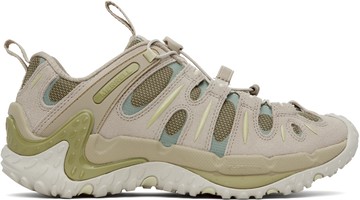 Merrell 1trl 灰褐色 & 绿色 Cham Redux 运动鞋
