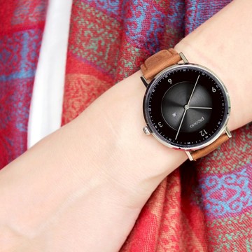 【PICONO】VINYL系列 輕薄真皮錶帶手錶 / VL-6603