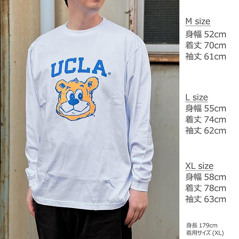 UCLA / ユーシーエルエー LONG SLEEVE Tシャツ (UCAG-071) 5.6oz ロンT 