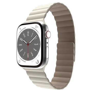 MAGEASY SKIN 磁吸矽膠防水錶帶 (38-41mm) 星光白  Apple Watch  Apple Watch 40/41/42mm  1個