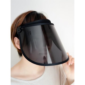 防飛沫帽子男女夏出游遮陽帽出口日本戶外防曬騎行遮雨空頂太陽帽