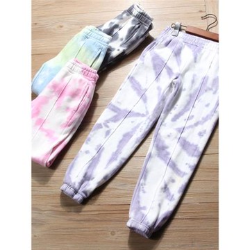 外貿出口推薦童裝滿印長褲子春秋款兒童休閑褲加絨新款女童衛褲