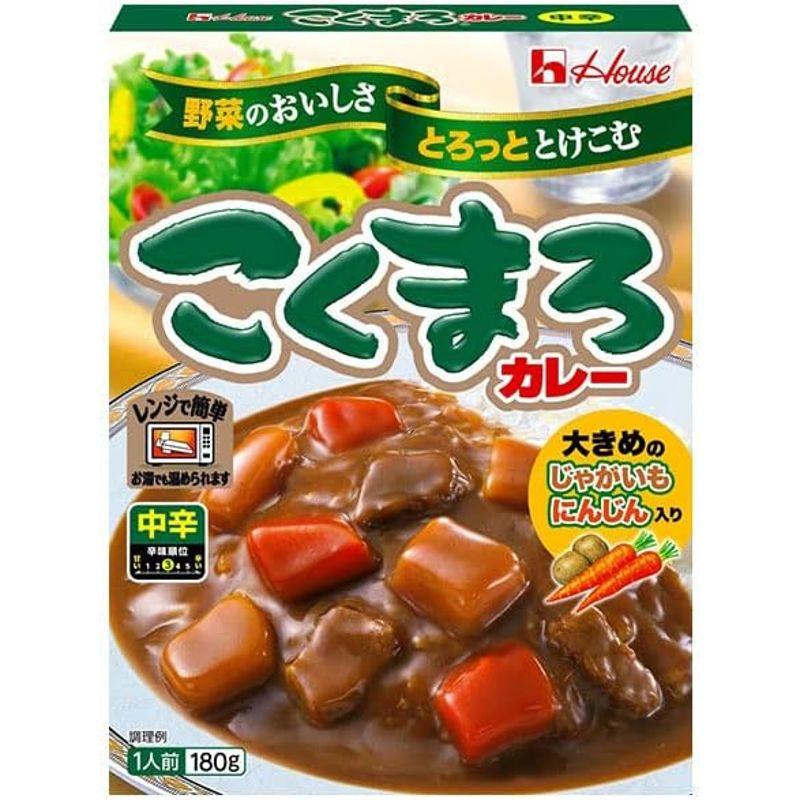 ハウス食品 こくまろカレーレトルト 中辛 180g×30個入