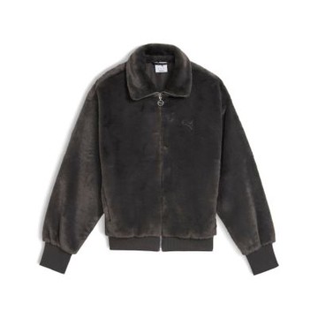 PUMA 流行系列仿皮草 女 立領外套 63216944