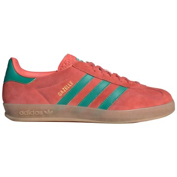adidas 愛迪達 GAZELLE INDOOR 運動休閒鞋 UK 4.5  紅色 + 綠色  23cm