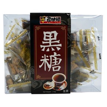 台灣尋味錄 原味黑糖 210g  1盒