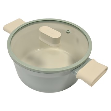 LocknLock 樂扣樂扣 Suit系列 雙柄湯鍋  20cm  薄荷綠  1個