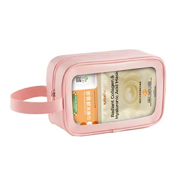 輕亮隨行淨潤組(enhance beauty-洗臉巾4入+DSKN-極潤玻尿酸膠原面膜2入)