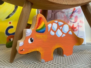 三角龍-彩繪積木DIY材料包