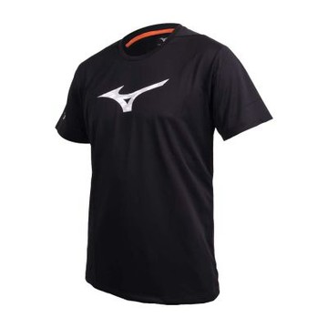 MIZUNO 男短袖T恤-台灣製 抗UV 吸濕排汗 運動 上衣 休閒 32TAD50709 黑灰白