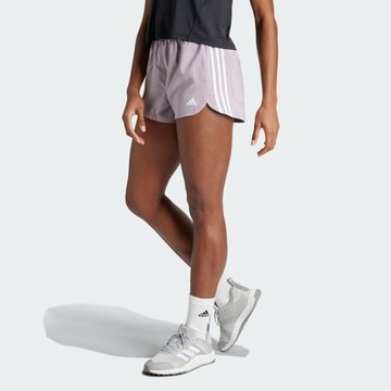 adidas 愛迪達 短褲 女款 運動褲 PACER WVN HIGH 紫 IS2170