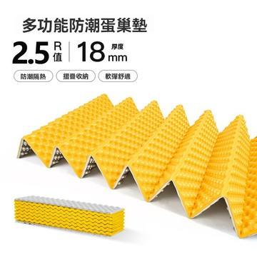 隔日達🔥蛋巢防潮墊 戶外露營睡墊 便攜可折疊蛋槽墊 帳篷地墊 學生午休午睡墊