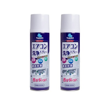 (組)TAMURA 免水洗冷氣清潔劑 520ml 二入