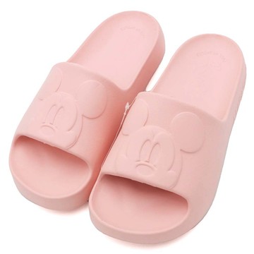 DISNEY MICKEY AND FRIENDS 台灣限定 拖鞋 大童 米奇 粉 R9629(D123088)