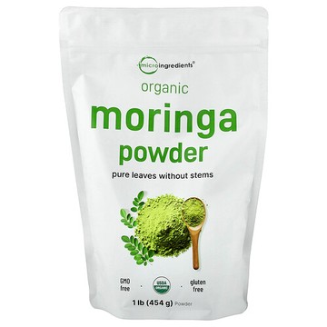 Micro Ingredients, 有機辣木粉，1 磅（454 克）