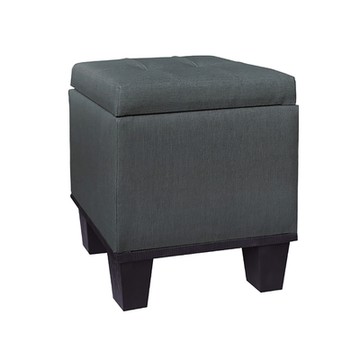 文創集 唐納貓抓皮革可收納化妝椅(四色可選)-35x30x46cm免組