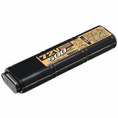 東京マルイ 電動ハンドガン用 ニッケル水素 マイクロ500バッテリー NiMH エアガン(xxbtr)