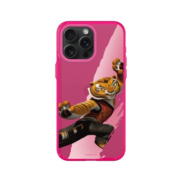 iPhone 15 Pro Max Clear 粉漾桃 - Kung Fu Panda - 悍嬌虎