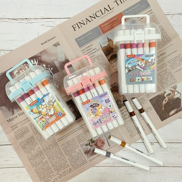 筆樂 DPG5890 柴語錄 水性雙頭麥克筆 (24色)【APP滿額下單10%點數(單一帳號最高5000點)】1/31止